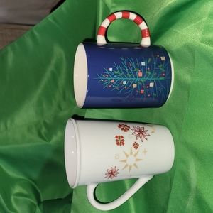 STARBUCKS Holiday Mugs 12oz Set of 2